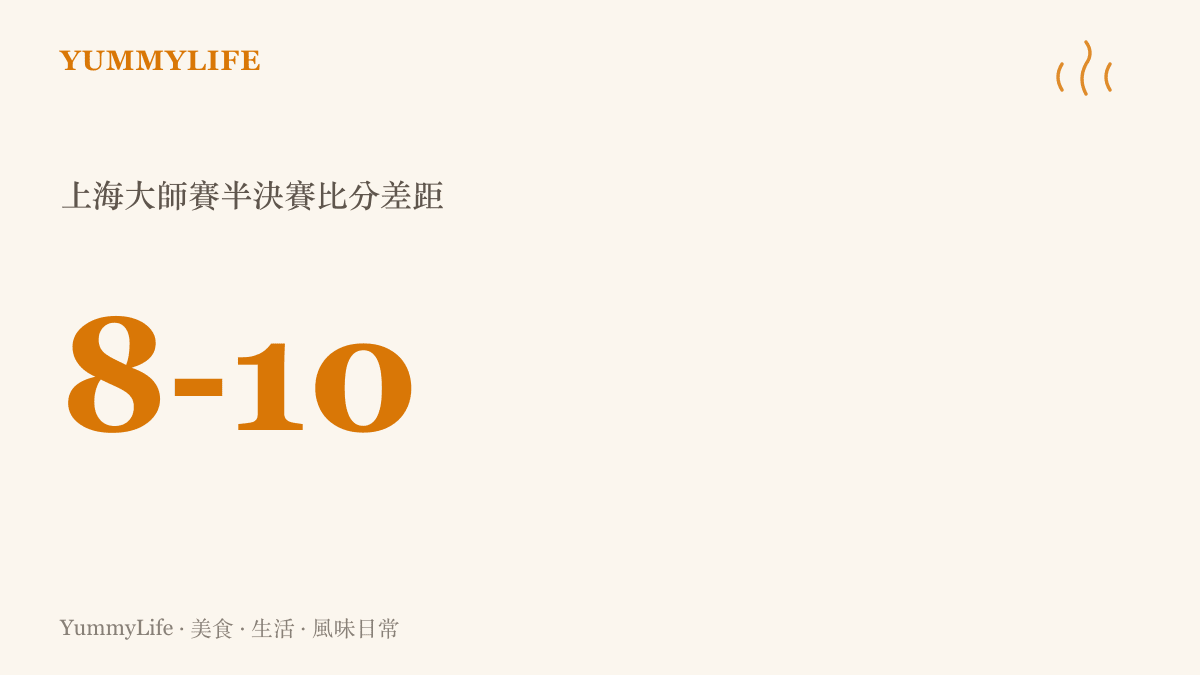 斯諾克上海大師賽半決賽趙心童對陣凱倫威爾遜的最終比分差為兩局