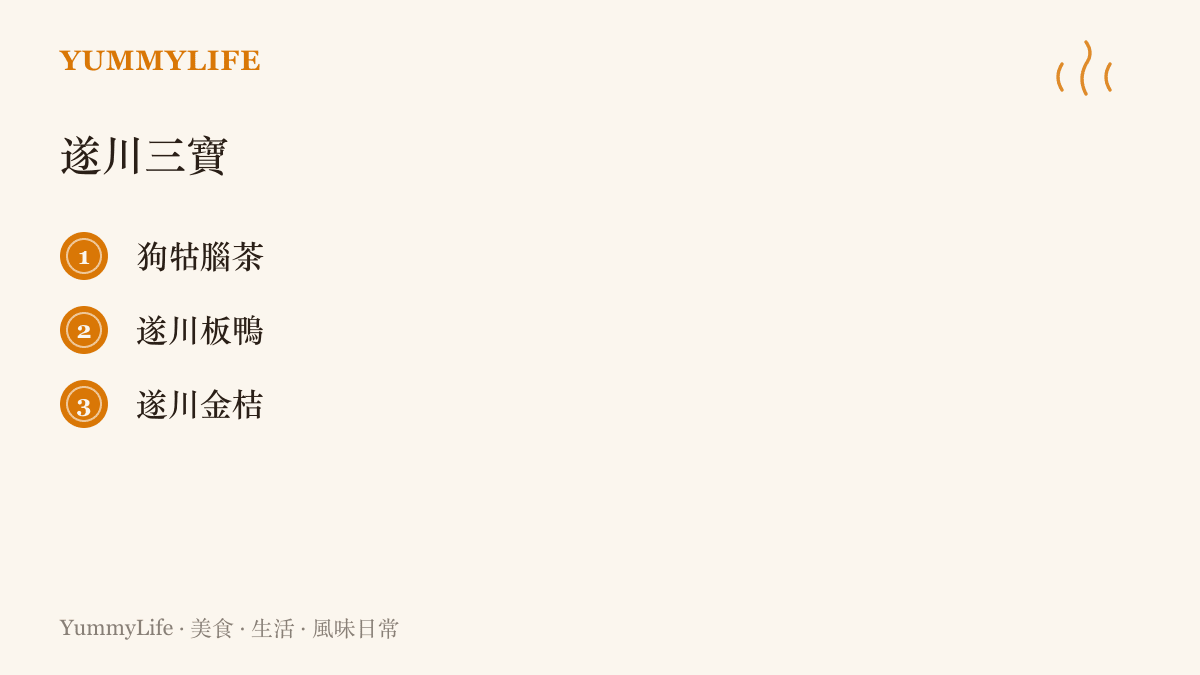 遂川三寶一覽：狗牯腦茶、遂川板鴨與遂川金桔，江西遂川最具代表性的三項在地特產