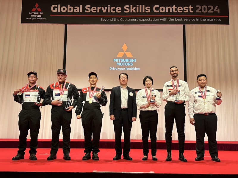 中華三菱服務技術為世界最頂尖水準，多次拿到冠軍。 圖／中華汽車提供